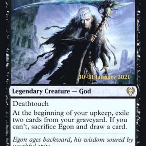 Kaldheim Promos - 92s - Egon, God of Death // Throne of Death - Rare - C - Foil - Datestamped Promo (Front)