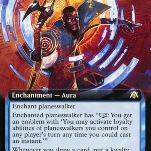 March of the Machine Commander - 82 - Teferi's Talent - Rare - U - Foil (Front)