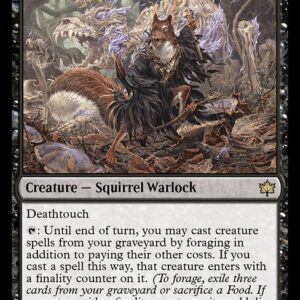 Bloomburrow - 103 - Osteomancer Adept - Rare - B - Foil (Front)