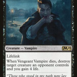 M19 Gift Pack - GP3 - Vengeant Vampire - Rare - B - Foil - Promo (Front)