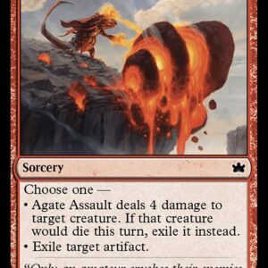 Bloomburrow - 122 - Agate Assault - Common - R - Foil (Front)
