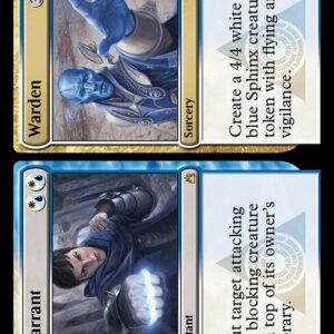 Ravnica Remastered - 240 - Warrant // Warden - Rare - WU - Non-foil (Front)