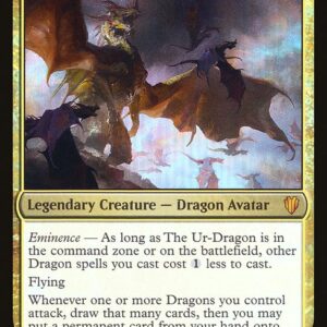 Commander 2017 - 48 - The Ur-Dragon - Mythic - Multi - Foil (Front)