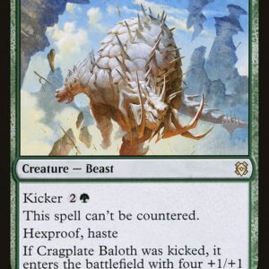 Zendikar Rising Promos - 183p - Cragplate Baloth - Rare - G - Foil - Promo (Front)