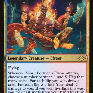 Modern Horizons 2 - 492 - Yusri, Fortune's Flame - Rare - UR - Foil - Promo (Front)
