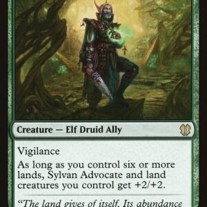 Zendikar Rising Commander - 84 - Sylvan Advocate - Rare - G - Non-foil (Front)