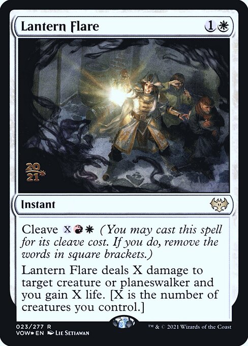 Innistrad: Crimson Vow Promos - 23s - Lantern Flare - Rare - W - Foil - Datestamped Promo (Front)