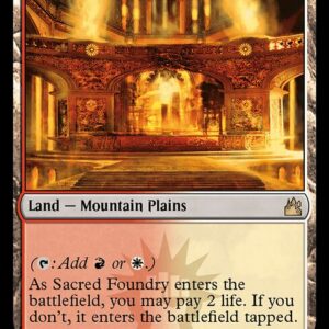 Ravnica Remastered - 285 - Sacred Foundry - Rare - C - Non-foil (Front)