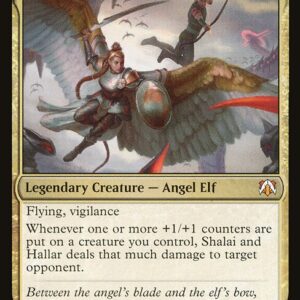 March of the Machine Commander - 10 - Shalai and Hallar - Mythic - Multi - Non-foil (Front)