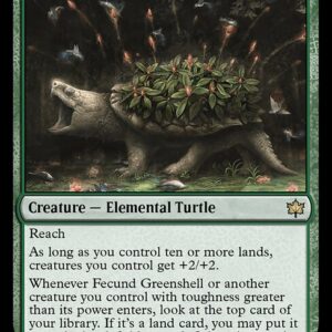 Bloomburrow - 171 - Fecund Greenshell - Rare - G - Non-foil (Front)