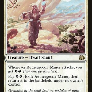 Aether Revolt - 4 - Aethergeode Miner - Rare - W - Non-foil (Front)