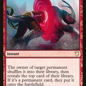 Commander 2018 - 122 - Chaos Warp - Rare - R - Non-foil (Front)