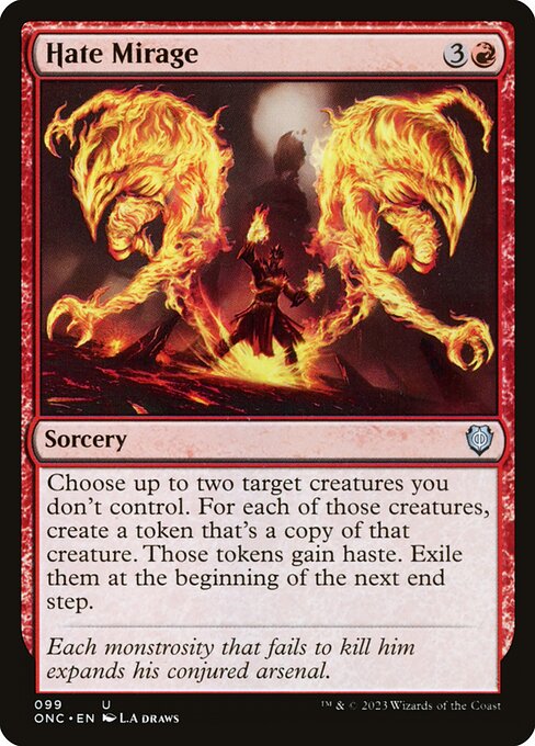 Phyrexia: All Will Be One Commander - 99 - Hate Mirage - Uncommon - R - Non-foil (Front)