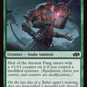 Foundations Jumpstart - 669 - Heir of the Ancient Fang - Common - G - Non-foil (Front)