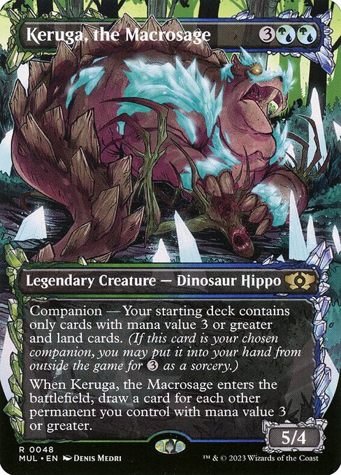 Multiverse Legends - 48 - Keruga, the Macrosage - Rare - UG - Non-foil (Front)
