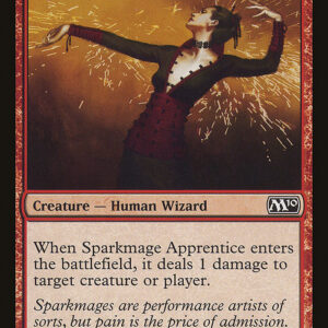 Magic 2010 - 158 - Sparkmage Apprentice - Common - R - Non-foil (Front)