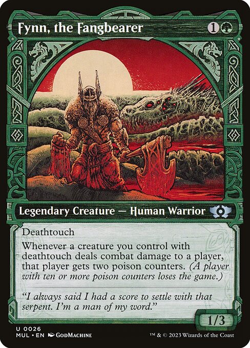 Multiverse Legends - 26 - Fynn, the Fangbearer - Uncommon - G - Foil (Front)