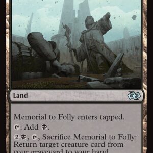 Foundations Jumpstart - 770 - Memorial to Folly - Uncommon - C - Non-foil (Front)