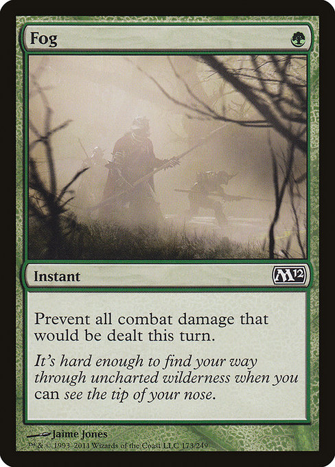 Magic 2012 - 173 - Fog - Common - G - Non-foil (Front)