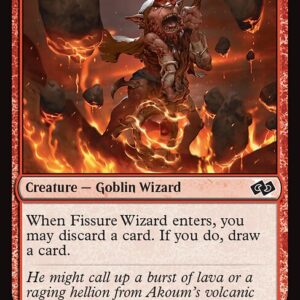 Foundations Jumpstart - 549 - Fissure Wizard - Common - R - Non-foil (Front)