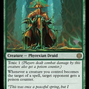 Phyrexia: All Will Be One Promos - 192p - Venerated Rotpriest - Rare - G - Non-foil - Promo (Front)