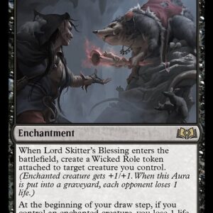 Wilds of Eldraine - 98 - Lord Skitter's Blessing - Rare - B - Non-foil (Front)