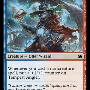 Bloomburrow - 235 - Tempest Angler - Common - UR - Foil (Front)