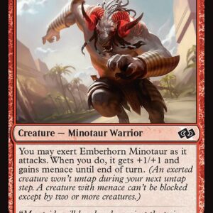 Foundations Jumpstart - 540 - Emberhorn Minotaur - Common - R - Non-foil (Front)