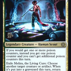 Phyrexia: All Will Be One Promos - 209s - Melira, the Living Cure - Rare - WG - Foil - Datestamped Promo (Front)