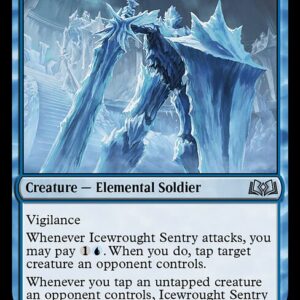 Wilds of Eldraine - 55 - Icewrought Sentry - Uncommon - U - Non-foil (Front)