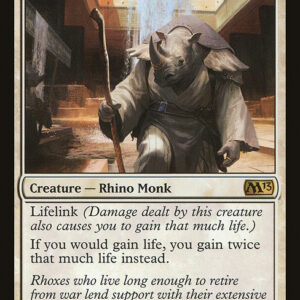 Magic 2013 - 29 - Rhox Faithmender - Rare - W - Non-foil (Front)