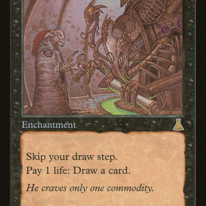 Urza's Destiny - 75 - Yawgmoth's Bargain - Rare - B - Non-foil (Front)