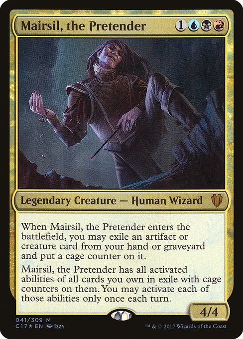 Commander 2017 - 41 - Mairsil, the Pretender - Mythic - Multi - Foil (Front)