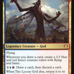 Commander 2020 - 219 - The Locust God - Mythic - UR - Non-foil (Front)