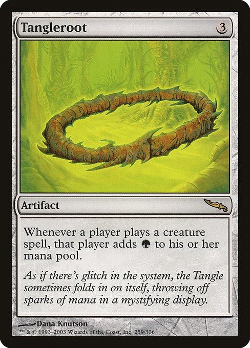 Mirrodin - 259 - Tangleroot - Rare - C - Non-foil (Front)