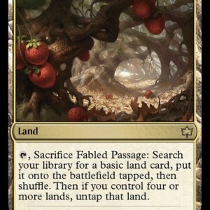 Bloomburrow - 252 - Fabled Passage - Rare - C - Non-foil (Front)