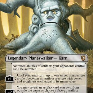 Bloomburrow Commander - 73 - Karn, the Great Creator - Mythic - C - Foil (Front)