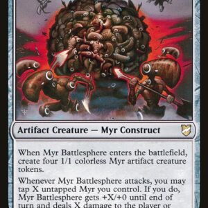Commander 2018 - 212 - Myr Battlesphere - Rare - C - Non-foil (Front)