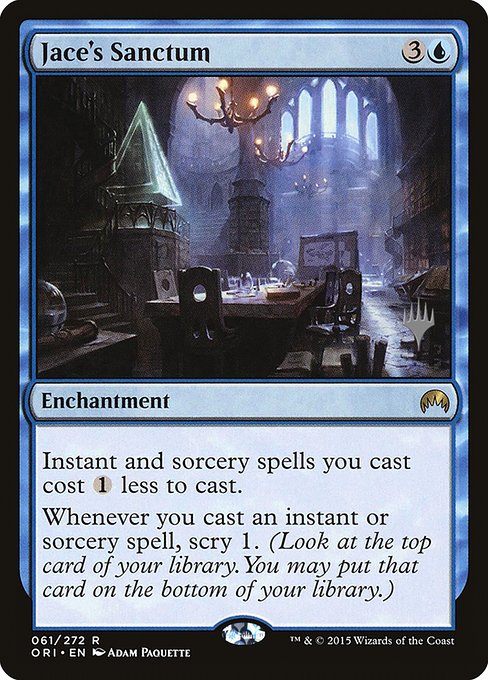 Magic Origins Promos - 61p - Jace's Sanctum - Rare - U - Foil - Promo (Front)