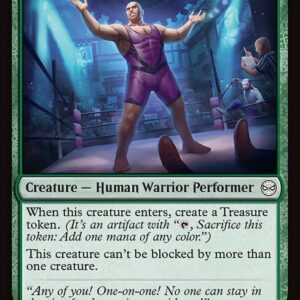 Marvel's Spider-Man - 110 - Professional Wrestler - Common - G - Foil (Front)