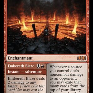 Wilds of Eldraine - 157 - Virtue of Courage // Embereth Blaze - Mythic - R - Non-foil (Front)