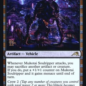 Kamigawa: Neon Dynasty Promos - 113s - Mukotai Soulripper - Rare - B - Foil - Datestamped Promo (Front)