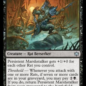 Bloomburrow - 104 - Persistent Marshstalker - Uncommon - B - Foil (Front)