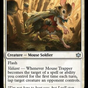 Bloomburrow - 22 - Mouse Trapper - Uncommon - W - Foil (Front)