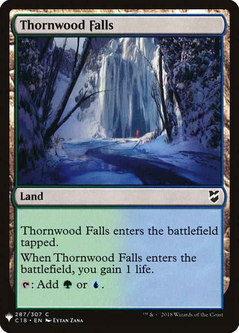 The List - C18-287 - Thornwood Falls - Common - C - Non-foil (Front)