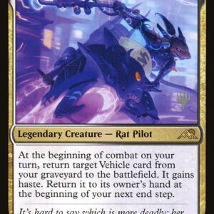 Kamigawa: Neon Dynasty Promos - 220p - Greasefang, Okiba Boss - Rare - WB - Foil - Promo (Front)