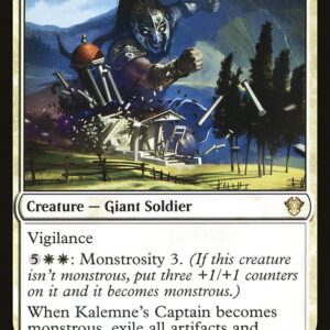 Commander 2020 - 92 - Kalemne's Captain - Rare - W - Non-foil (Front)