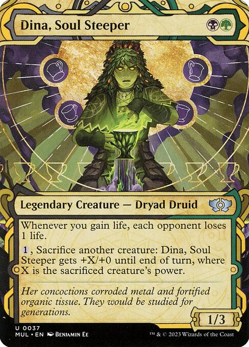 Multiverse Legends - 37 - Dina, Soul Steeper - Uncommon - BG - Non-foil (Front)