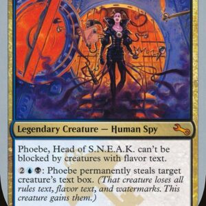 Unstable - 135 - Phoebe, Head of S.N.E.A.K. - Mythic - UB - Non-foil (Front)