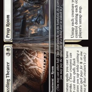 Duskmourn: House of Horror - 3 - Dazzling Theater // Prop Room - Rare - W - Non-foil (Front)